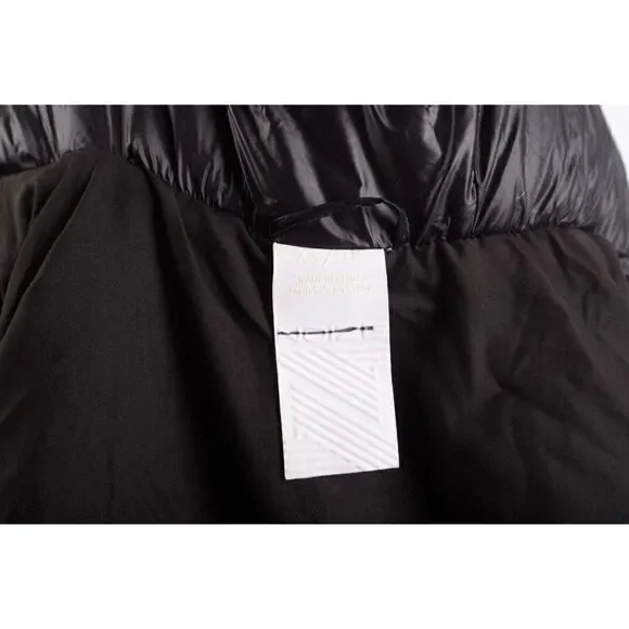 NOIZE Womens Amiyah Long Length Puffer Coat Jacket Black XS New NO BELT